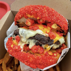 Cheeto Albert Burger
